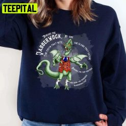 Jabberwocky Wh Horror Monster In Halloween Unisex Sweatshirt