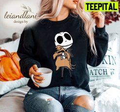 Jack Holding Oogie Boogie Nightmare Before Couple Mickey Disney Sweatshirt