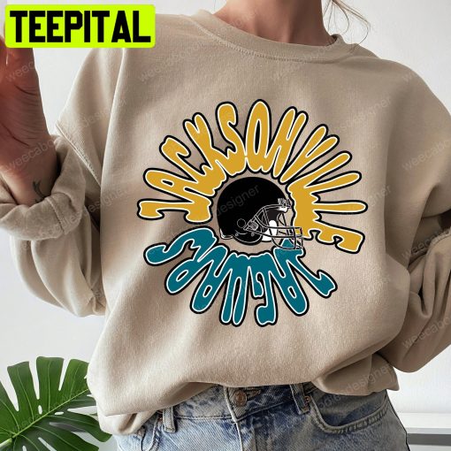 Jacksonville Vintage Style Flower Football Trending Unisex Sweatshirt