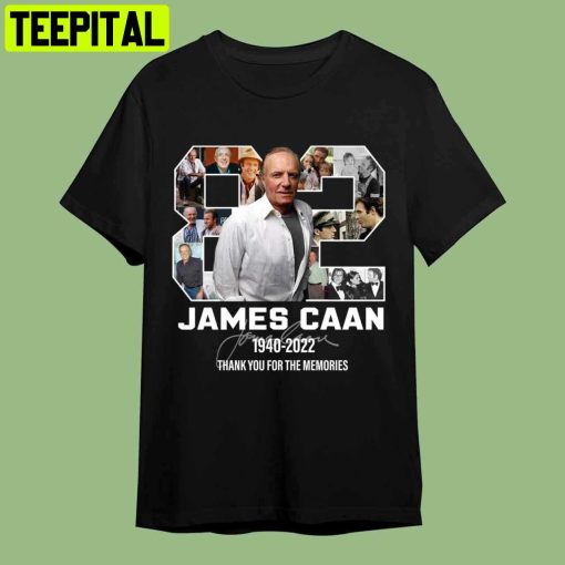 James Caan Thank You For The Memories Signature Retro Art Unisex T-Shirt