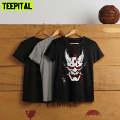 Japanese Samurai Demon Mask Traditional Samurai Warrior Unisex T-Shirt