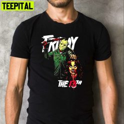 Jason Killer Scary Movie Friday The 13th Retro Design T-Shirt