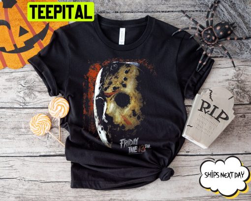 Jason Voorhees Mask Friday The 13th Halloween Horror Movie Trending Unisex T-Shirt