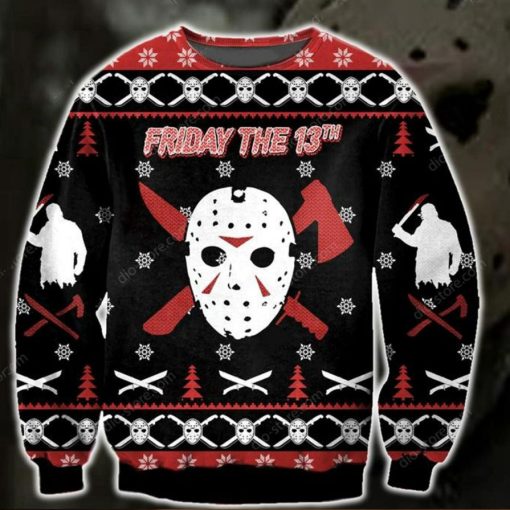 Jason Voorhees Ugly Christmas Sweater