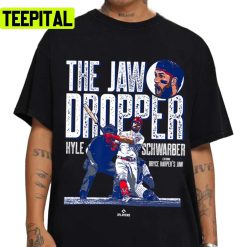 Jaw Dropper Kyle Schwarber Philadelphia Mlbpa Unisex T-Shirt