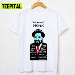 Jazz Icon Thelonious Monk Jazz Folk Art Unisex T-Shirt