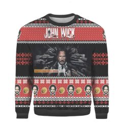 John Wick Thank You For The Memories Ugly Christmas Sweater