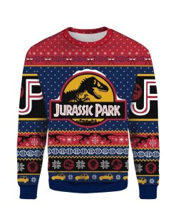 Jurassic Park Merry Christmas 2022 Ugly 3D Sweater