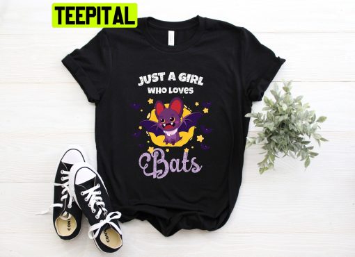 Just A Girl Who Loves Bats Trending Unisex T-Shirt