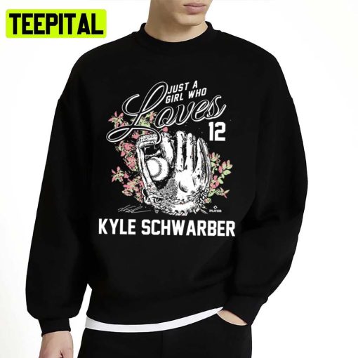 Just A Girl Who Loves Kyle Schwarber Unisex Sweatshirt