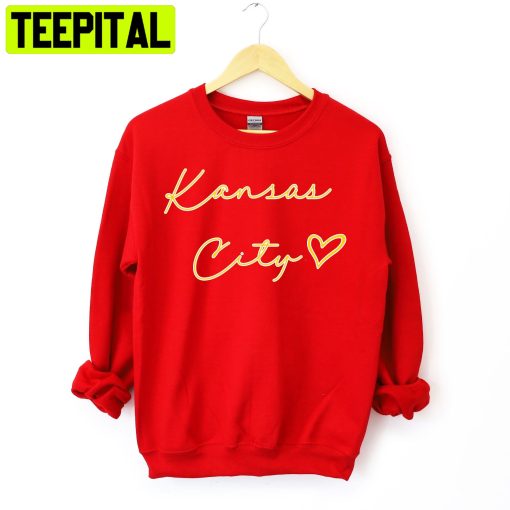 Kansas City Retro Heart Vintage Style Unisex Sweatshirt