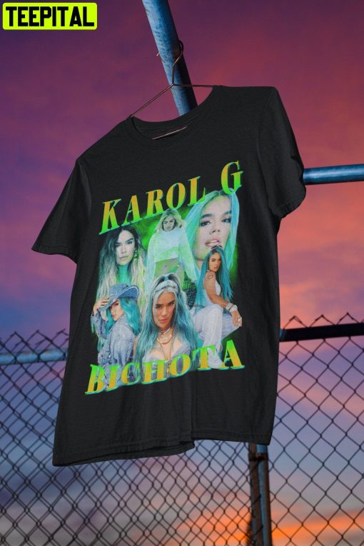 Karol G 90s’ Bichota Club Retro Design T-Shirt