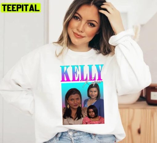 Kelly Kapoor Retro Design Actress Unisex T-Shirt