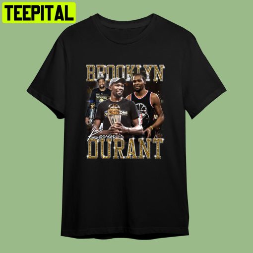 Kevin Durant Basketball Legend Signature 80s 90s Bootleg Rap Style Retro Art Unisex T-Shirt