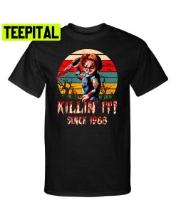 Killin It Since 1988 Childs Play Chucky Horror Halloween Killer Trending Unisex T-Shirt