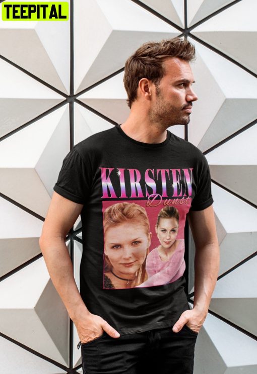 Kirsten Dunst 2022 Portrait Retro Design T-Shirt