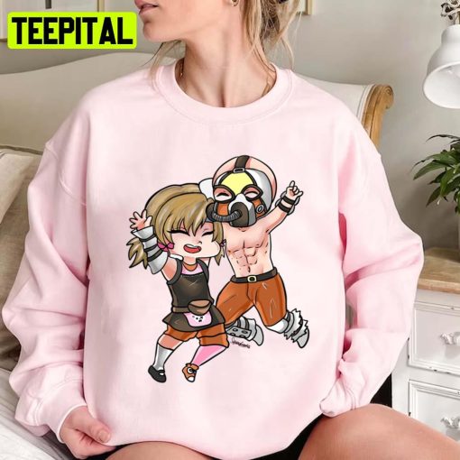 Krieg And Tiny Tina Chibi Graphic Unisex Sweatshirt