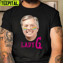 Lady G. Senator Lindsey Graham Gay Pride Lindsey Graham Retro Art Unisex T-Shirt