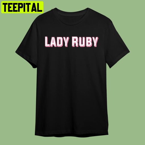 Lady Ruby Retro Art Unisex T-Shirt