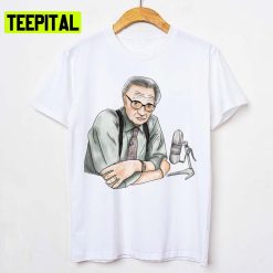 Larry King In Watercolour Rip Unisex T-Shirt