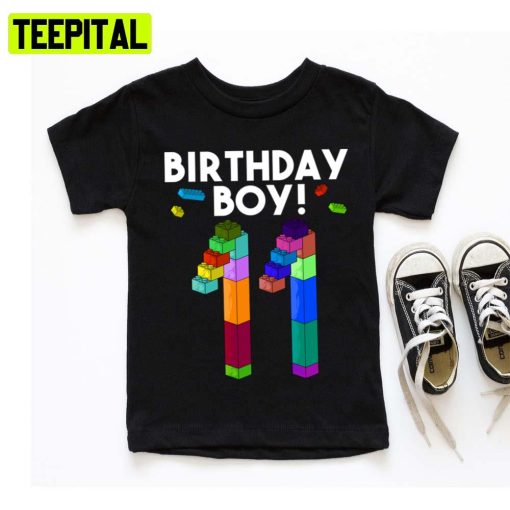 Lego Design 11th Birthday Building Blocks Shirt Hoodie