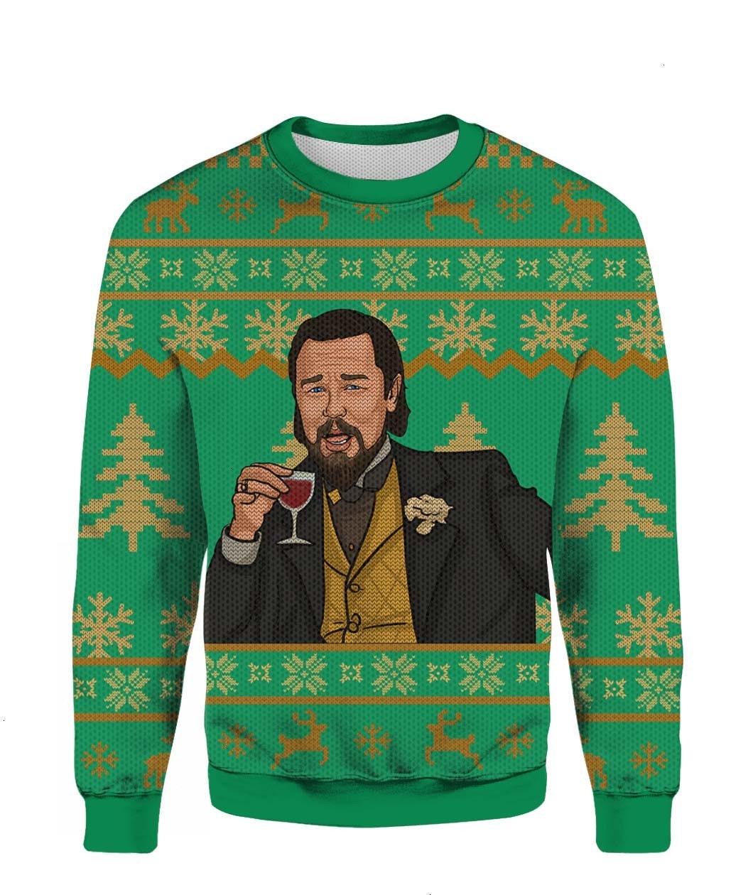 Leo meme best sale christmas sweater