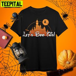 Lets Boo This Disneyland Halloween Retro Art Unisex T-Shirt