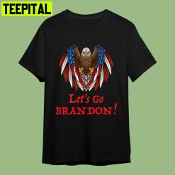 Let’s Go Brandon Eagle Retro Art Unisex T-Shirt