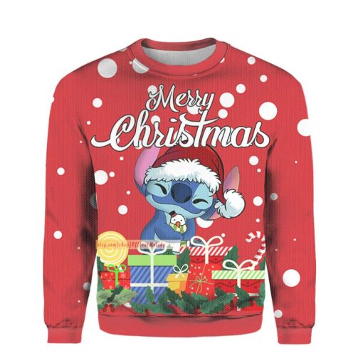 Lilo And Santa Stitch Christmas Ugly Sweater