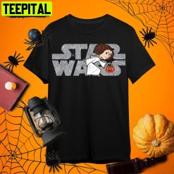 Logo Princess Leia Star Wars Retro Art Unisex T-Shirt