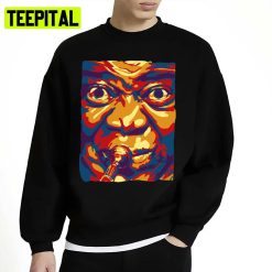 Louis Armstrong Colorful Portrait Design Unisex Sweatshirt