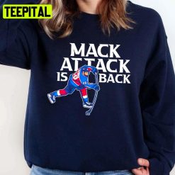 Mack Attack Is Back Ice Hockey Player Nathan Mackinnon Unisex Sweatshirt