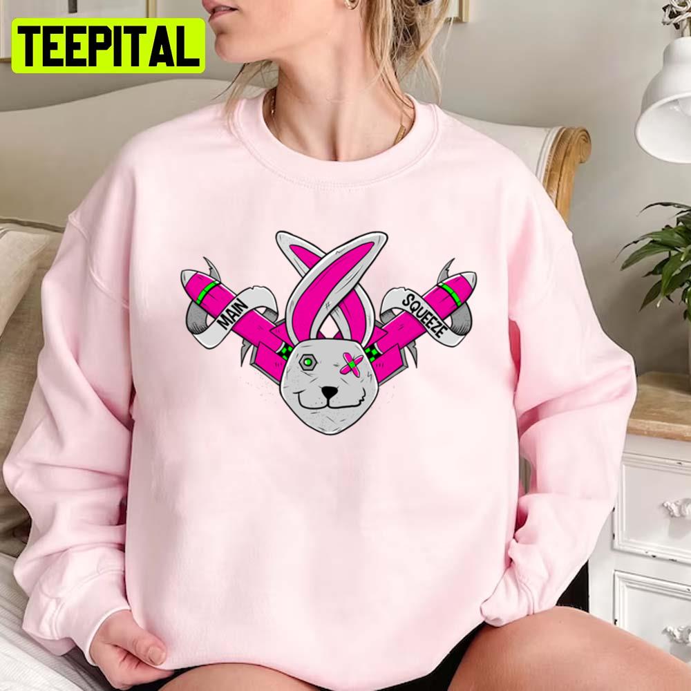 Main Squeeze Tyni Tina Bunny Head Unisex Sweatshirt
