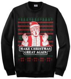 Make Christmas Great Again Donald Trump Santa Claus Ugly Sweater