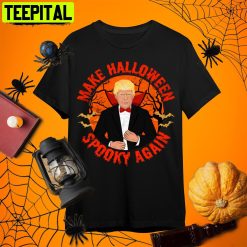 Make Halloween Spooky Again Trump Vampire Trump Halloween Retro Art Unisex T-Shirt