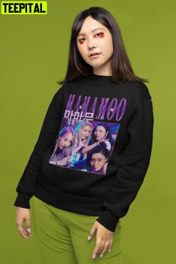 Mamamoo Korean Singer Girl Band Music Korean Retro Design Sweatshirt