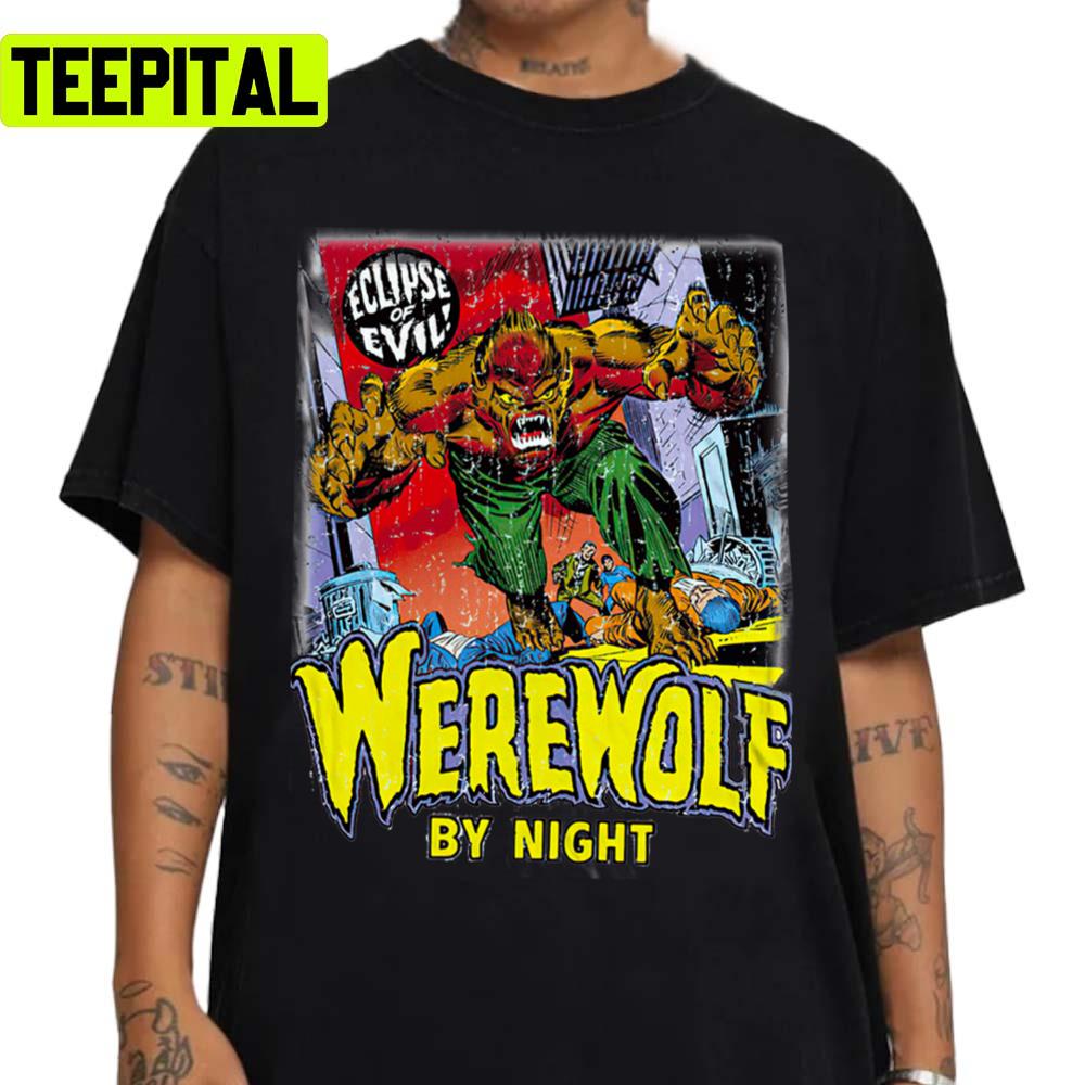 Marvel Design Movie Werewolf By Night Unisex Sweatshirt
