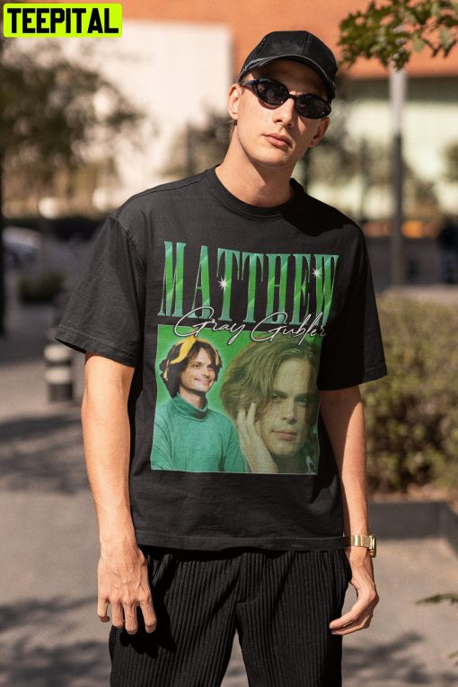 Matthew Gray Gubler 90s Retro Design T-Shirt