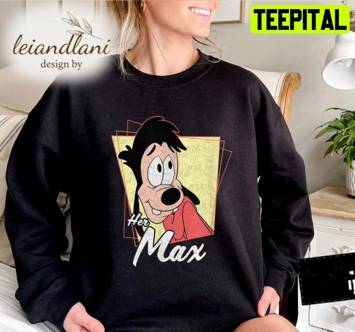 Max & Roxanne Couple Retro 90s A Goofy Movie Couple Disney Sweatshirt