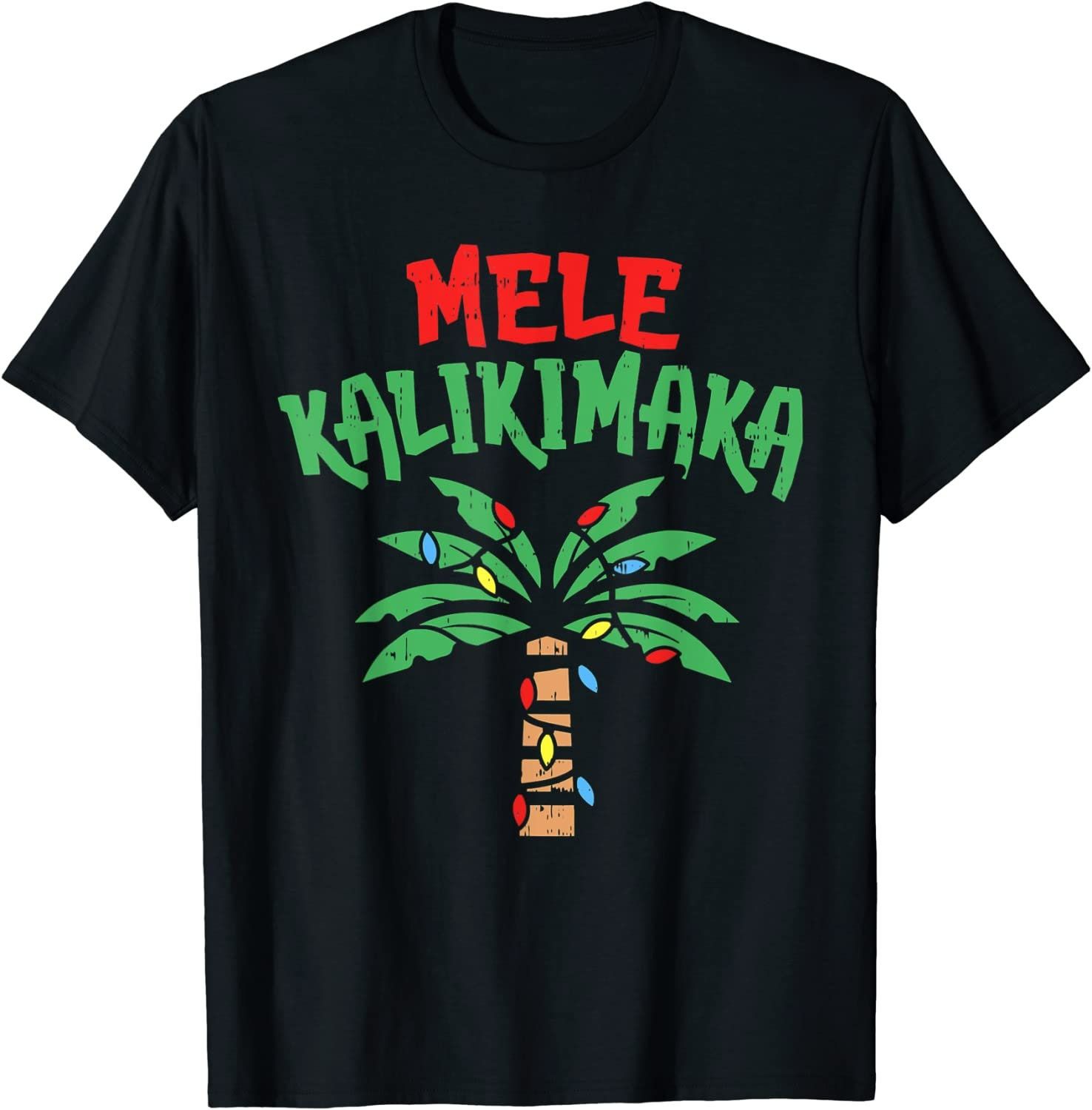 Mele Kalikimaka Palm Tree Xmas Shirt