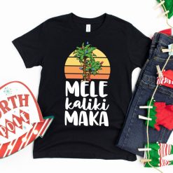 Mele Kalikimaka  Tank Top Palm Tree Christmas  Hawaiian Holiday  Shirt