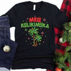 Mele Kalikimaka  Tank Top Palm Tree Christmas  Polynesian Shirt