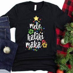 Mele Kalikimaka  Tank Top Surfing Santa Hawaii Christmas Shirt