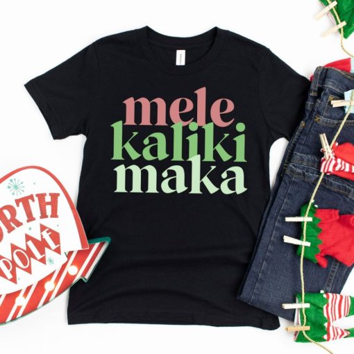 Mele Kalikimaka Tank Top Vintage Christmas Shirt