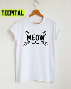 Meow Cute Cat Trending Unisex T-Shirt