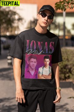 Merch Nick Jonas Retro Retro Design T-Shirt