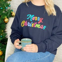 Merry Christmas Modern Brights Sweatshirt