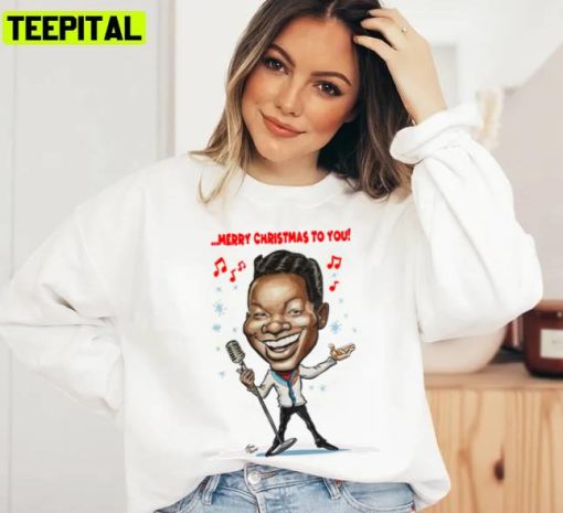 Merry Christmas Nat King Cole Jazz Music Unisex Sweatshirt