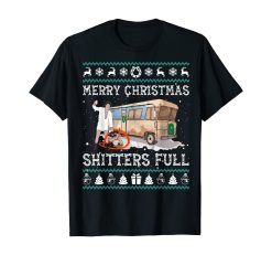 Merry Christmas Shitters Full Ugly Sweater T-Shirt