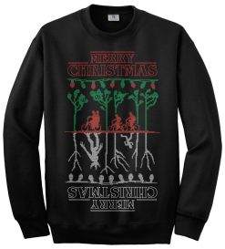 Merry Christmas The Upside Down Stranger Things Ugly Sweater